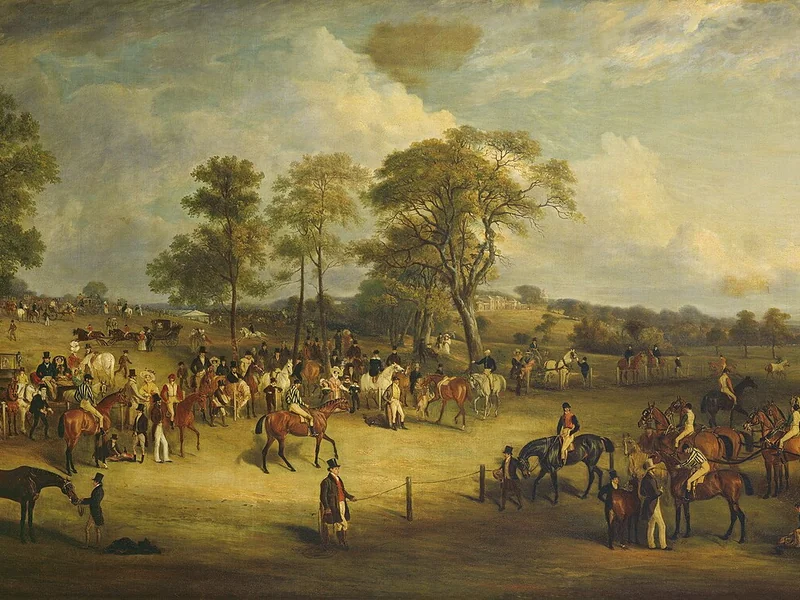 1782-John Ferneley - Corse al parco